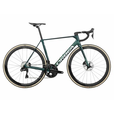 Orbea Vélo Route Orca M20i LTD PWR Escape Green / Carbon View Matt - Purebike