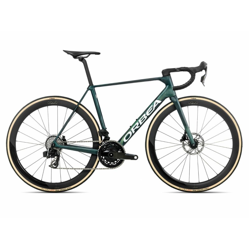 Vélo Route Orca M21 eLTD PWR Escape Green / Carbon View Matt