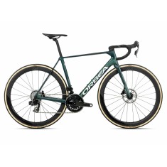 Bicicleta de carretera Orca M21 eLTD PWR Escape Green / Carbon View Matt