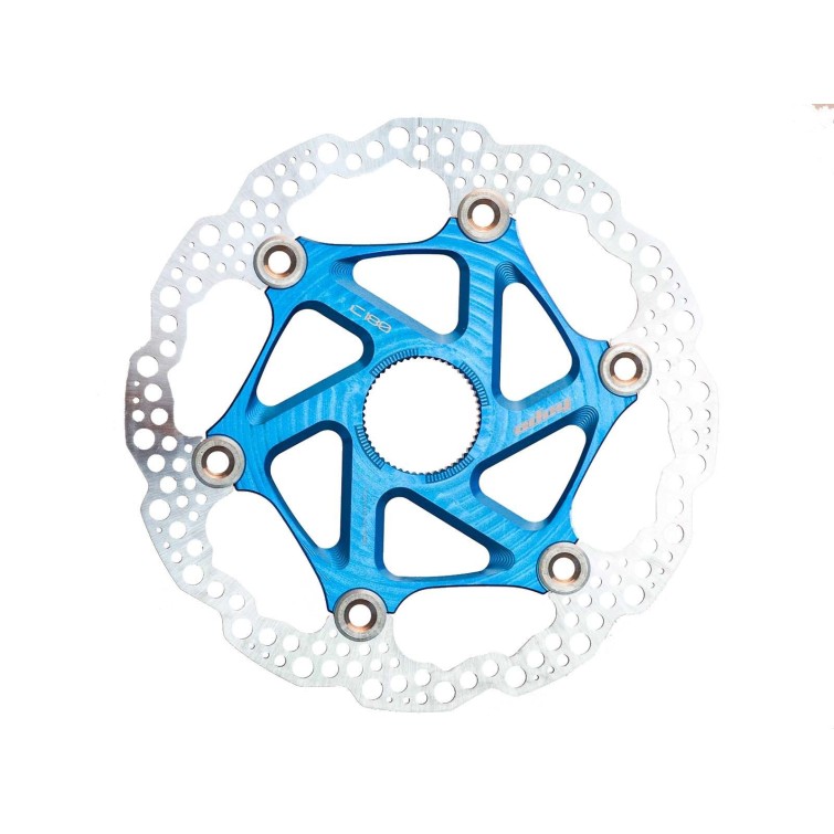 Disque Flottant VTT Centerlock Bleu