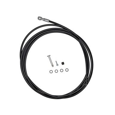 Latiguillo Disctube 2500 mm con conexión prensada a 90° para freno MT4 a 8