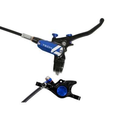Rear disc brake Tech 4 X2 Black / Blue