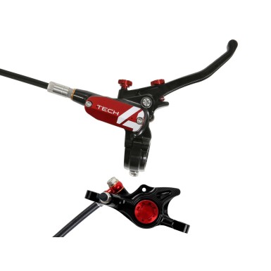 Frein à disque arrière Tech 4 X2 Noir / Rouge