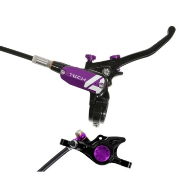 Frein à disque arrière Tech 4 X2 Noir / Violet