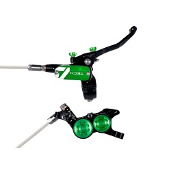 Frein à disque arrière Tech 4 V4 Factory Noir / Vert