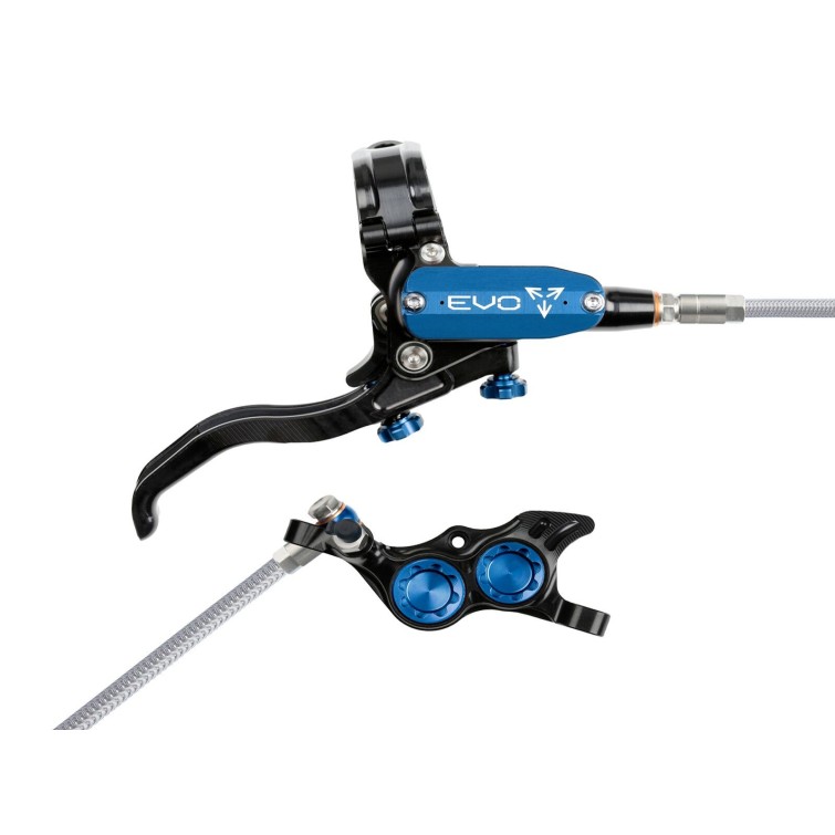 Freno de disco trasero Tech 4 EVO TR4 - Negro / Azul