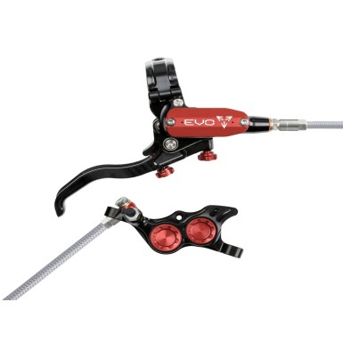 Rear disc brake Tech 4 EVO TR4 - Black / Red