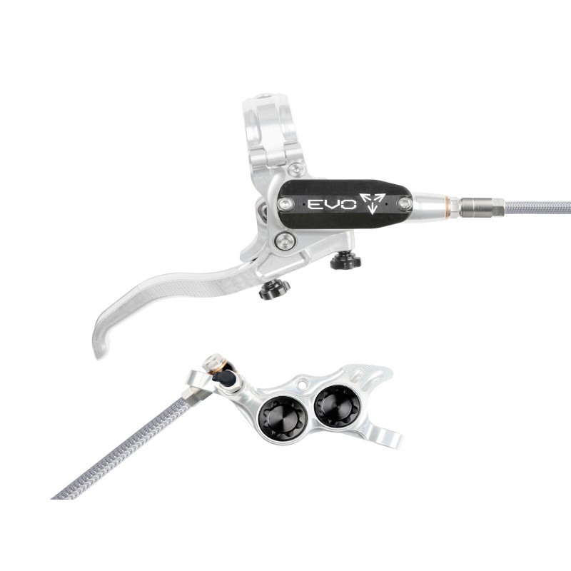 Freno de disco trasero Tech 4 EVO TR4 - Plata / Negro