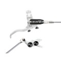 Freno de disco trasero Tech 4 EVO TR4 - Plata / Negro