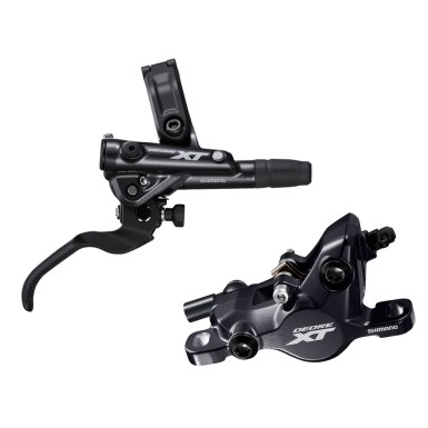 Freno de disco trasero XT M8100 sin disco ni adaptador Negro