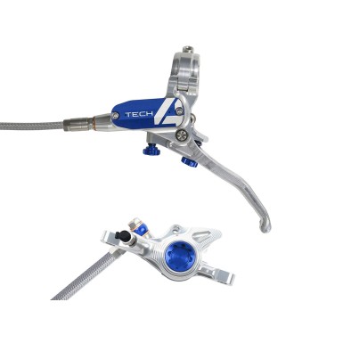 Freno de disco delantero Tech 4 X2 Plata/Azul