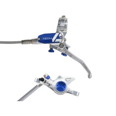 Freno de disco delantero Tech 4 X2 Plata/Azul