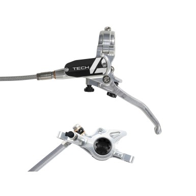Freno de disco delantero Tech 4 X2 Plata/Negro