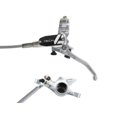 Freno de disco delantero Tech 4 X2 Plata/Negro