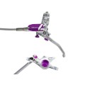 Freno de disco delantero Tech 4 X2 Plata/Morado