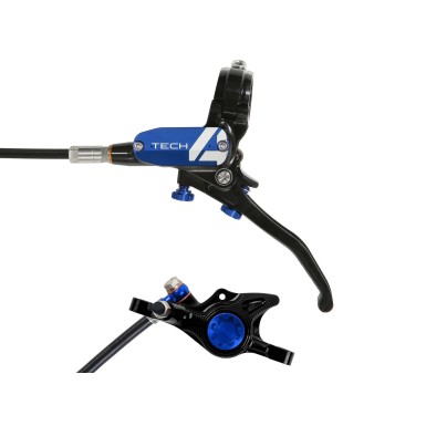 Freno de disco delantero Tech 4 X2 Negro/Azul