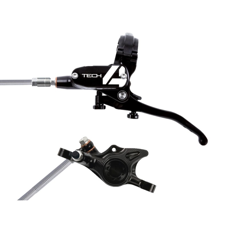 Freno de disco delantero Tech 4 X2 Negro / Negro
