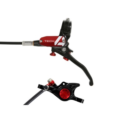 Tech 4 X2 front disc brake, Black/Red