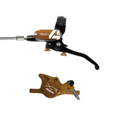 Tech 4 X2 front disc brake, Black/Bronze