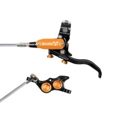 Freno de disco delantero Tech 4 EVO TR4 - Negro / Naranja