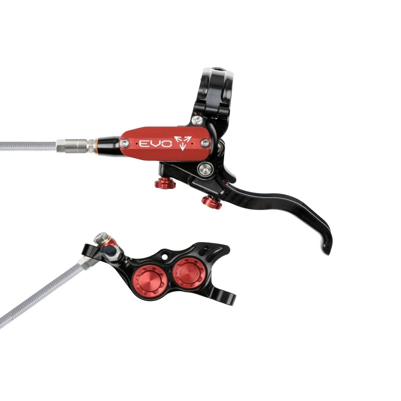 Freno de disco delantero Tech 4 EVO TR4 - Negro / Rojo