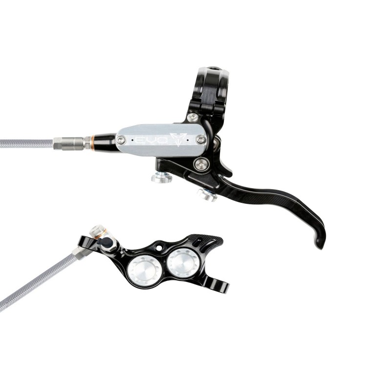 Freno de disco delantero Tech 4 EVO TR4 - Negro / Plata