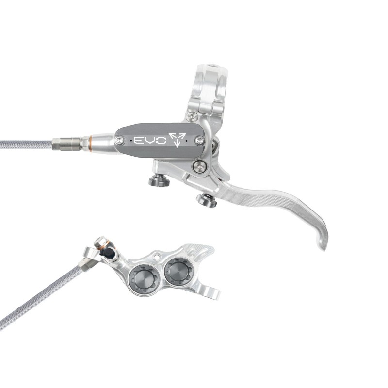 Freno de disco delantero Tech 4 EVO TR4 - Plata / Ahumado