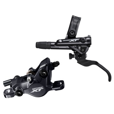 Freno de disco delantero XT M8100 sin disco ni adaptador Negro