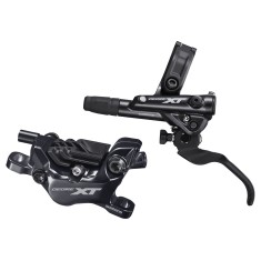 Freno de disco delantero de 4 pistones XT M8120 Negro - Pastillas de resina