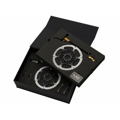 Evo V6Ti Brake Set with Rotors and Adapters - Aviation