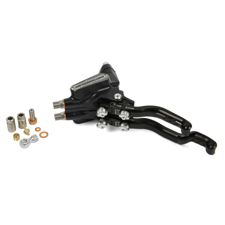 Complete Tech 3 Duo Brake Master Cylinder Black
