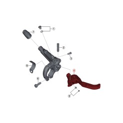 Levier carbone pour XTR M9020