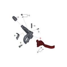 Levier carbone pour XTR M9020