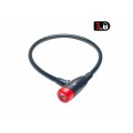 Candado de cable con llave Ø12 - 650mm
