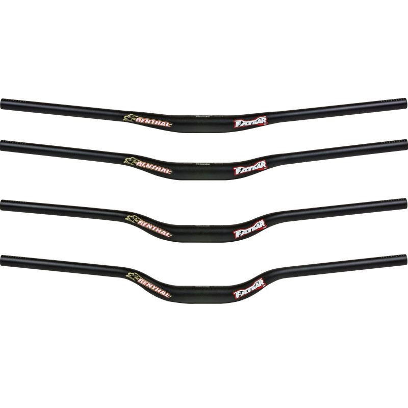 Fatbar DH Aluminum Handlebar 35 mm - 800 mm - Black