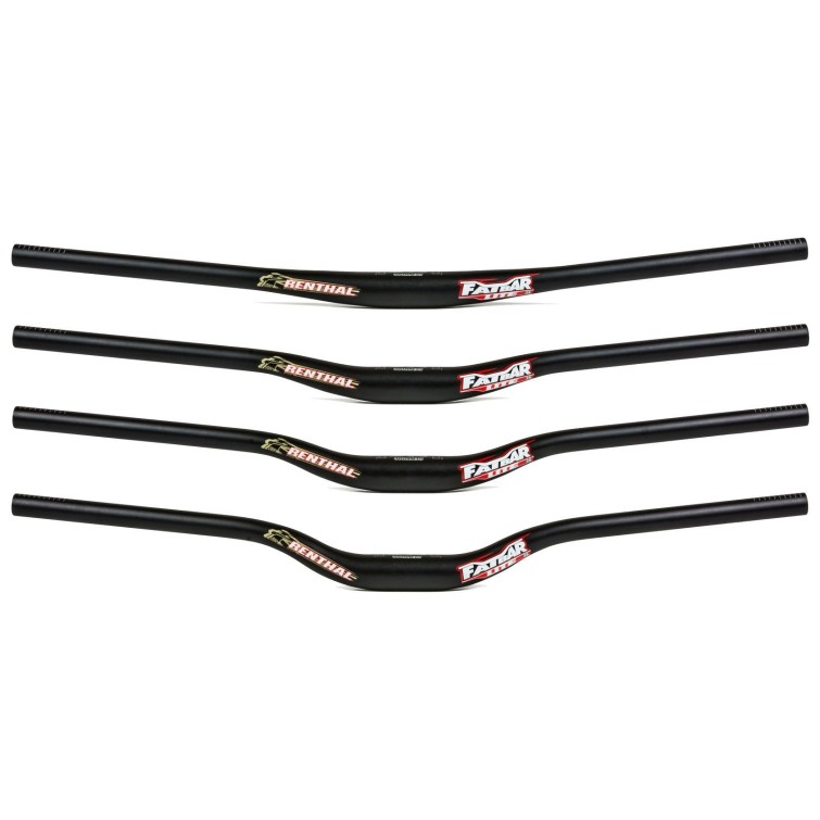 Manillar Fatbar Lite de aluminio 35 mm - 760 mm - Negro