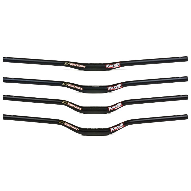 Manillar Fatbar Lite de aluminio 31.8 mm - 760 mm - Negro