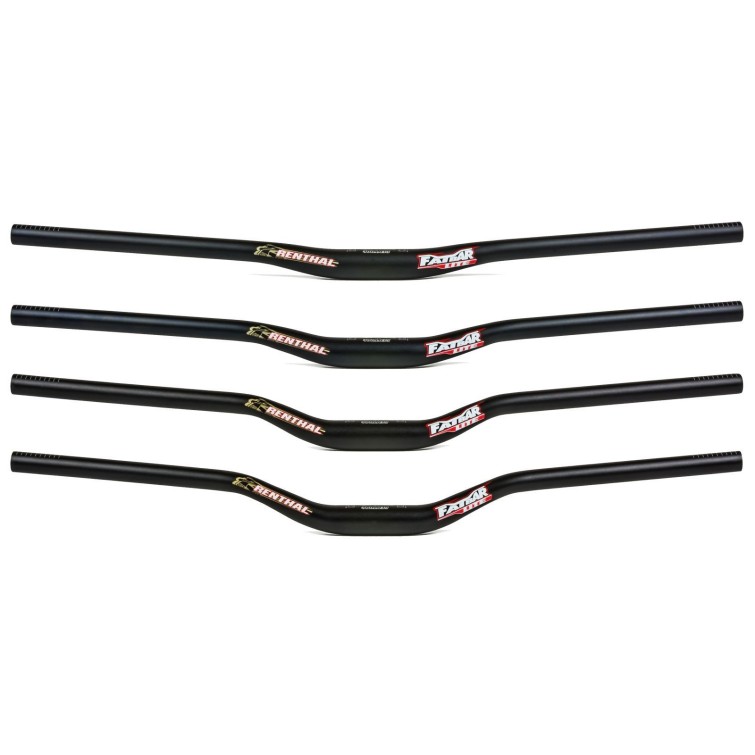 Manillar Fatbar Lite de aluminio 31.8 mm - 760 mm - Negro