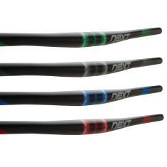 Next Flat Wide Carbon Handlebar Blue