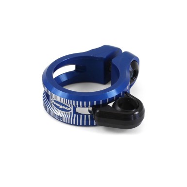 Seat Collar with Cable Guide - Blue