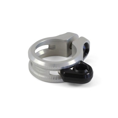Seat Collar with Cable Guide - Silver
