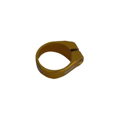Abrazadera de sillín dorada - 34,9 mm