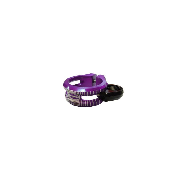 Collier de selle avec guide gaine Violet