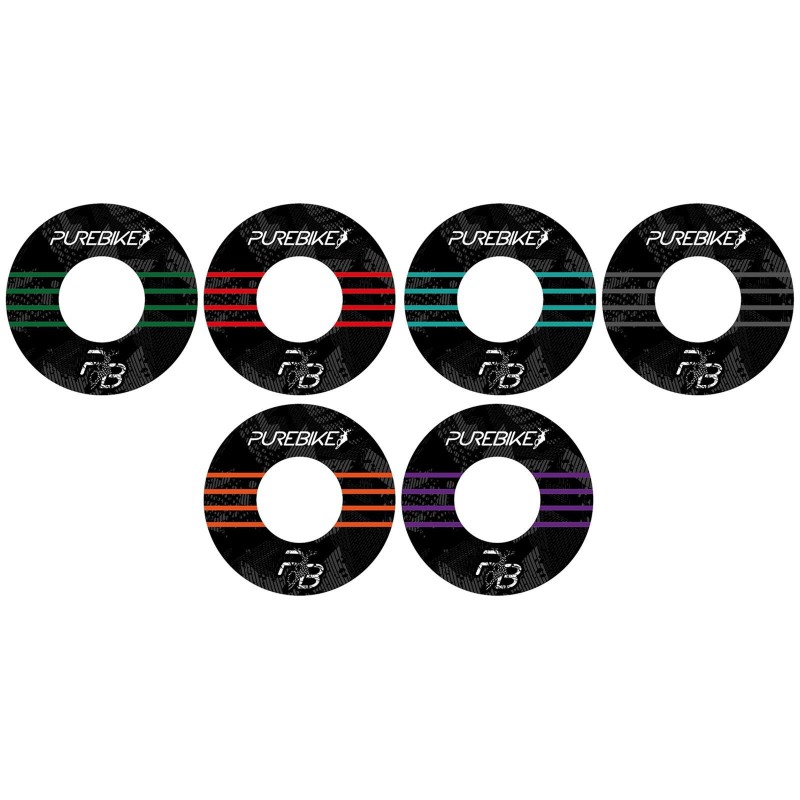 Tapa de dirección con logo PureBike V2