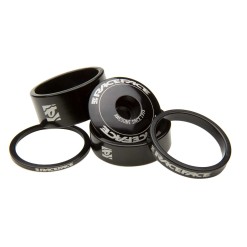 Kit de separadores de dirección 1''1/8 (5-5-10-10 mm) negro