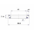 Roulement de direction E1 (40x50,8x7,14 mm) - 45/90°
