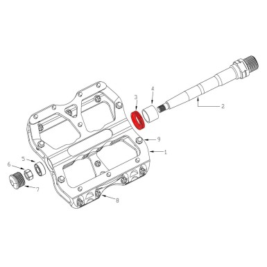 Axle Seal Kit for Escape Pedals