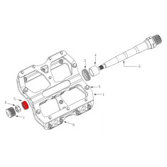 Kit de rodamientos para pedales Escape