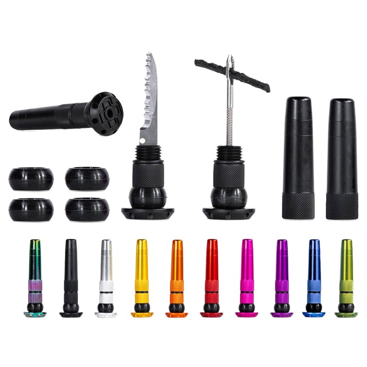Tapones antipinchazos tubeless Stealth para manillar