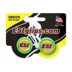 Tapones de manillar Verde fluorescente